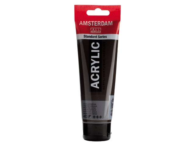 403 Van Dijckbruin 120 ml Tube Acrylverf Amsterdam