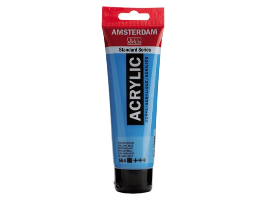 564 Briljantblauw 120 ml Tube Acrylverf Amsterdam