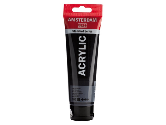 702 Lampenzwart 120 ml Tube Acrylverf Amsterdam