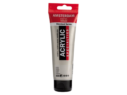 800 Zilver 120 ml Tube Acrylverf Amsterdam