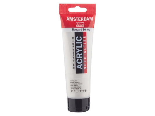 817 Parelwit 120 ml Tube Acrylverf Amsterdam