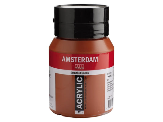 Amsterdam Acryl 500ml 411 Sienna Gebrand