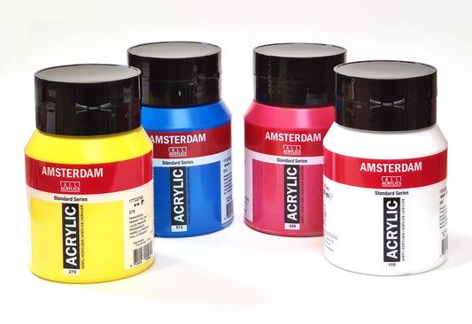 Mengset Set 4 x 500 ml Amsterdam Acrylverf - 105 572 275 369