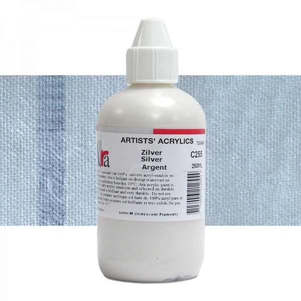 ARA 250ml C255 ZILVER Artists Acrylics