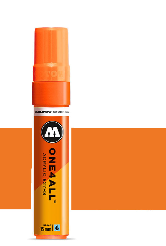 627HS 15mm DARE ORANGE Molotow One4All Acryl Marker