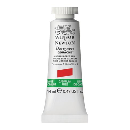 CADMIUM FREE RED 901 14 ml. S4 Designers Gouache Winsor & Newton