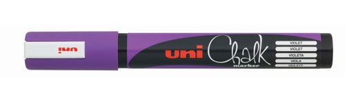 PWE-5M 1.8-2.5 mm Medium Paars krijtstift Uni Chalk Marker