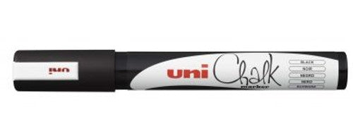 PWE-5M 1.8-2.5 mm Medium Zwart krijtstift Uni Chalk Marker