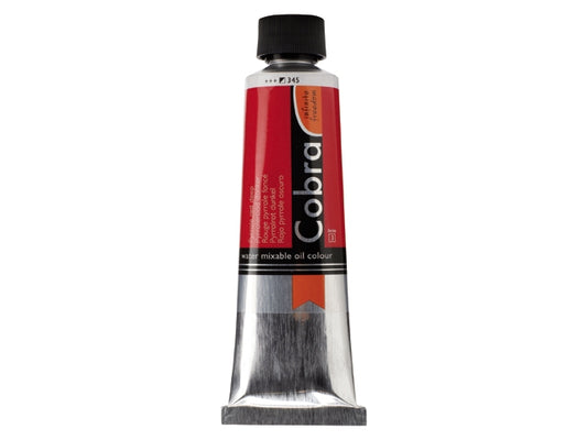 Cobra  150ml  345 S3  Pyrrolrood Donker Waterverdunbare Olieverf