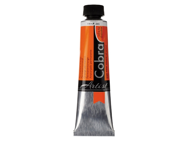 Cobra 40ml  266 S2  Permanent Oranje Waterverdunbare Olieverf