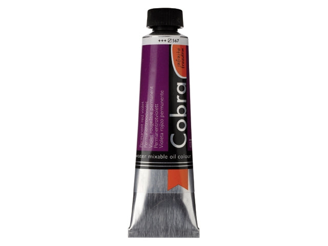 Cobra 40ml  567 S3  Permanent Roodviolet Waterverdunbare Olieverf