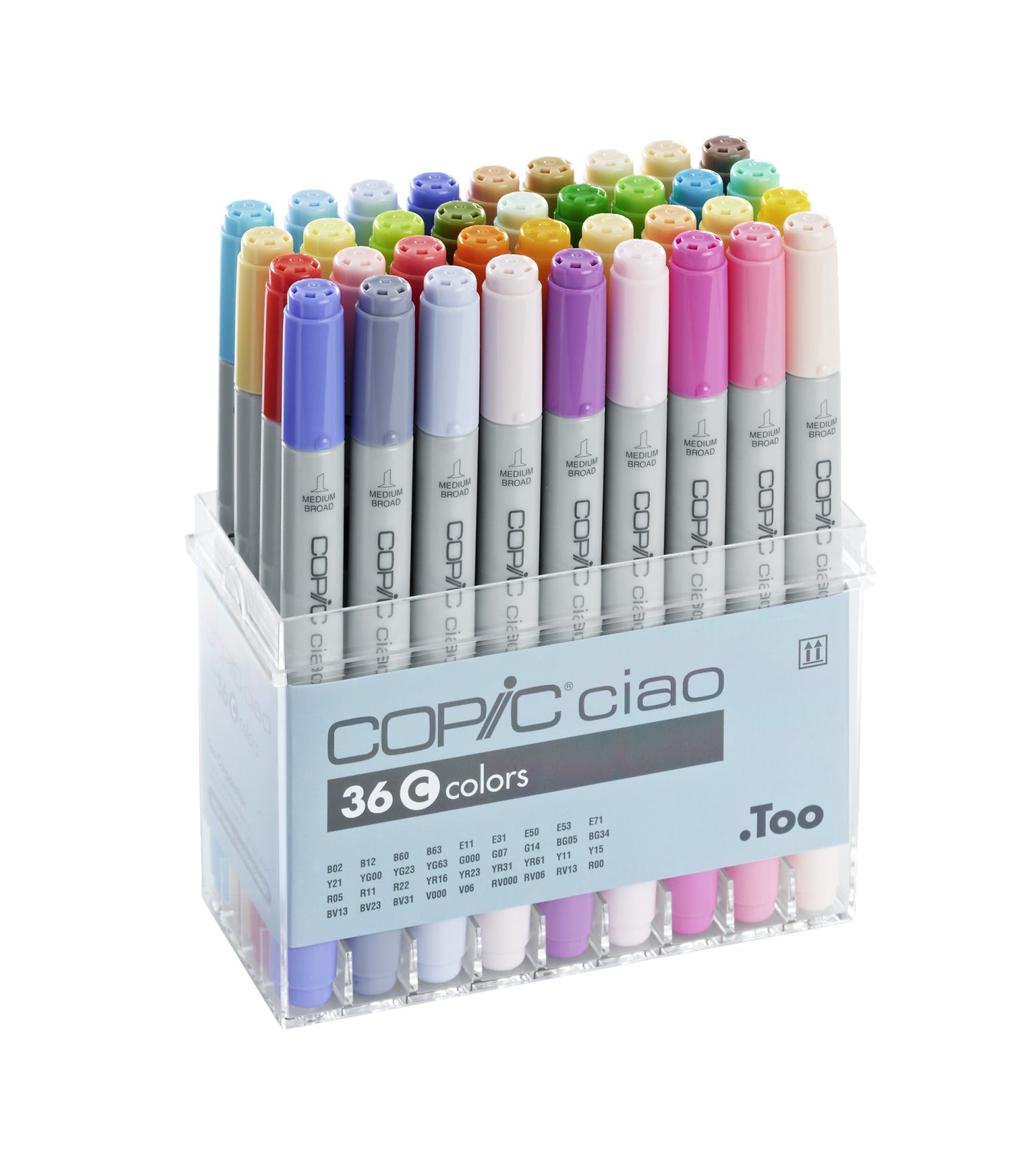 Copic Ciao set, 36 kleuren set C