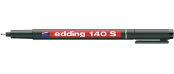 Edding 140 S Zwart 0,3 mm OHP marker permanent Super Fine