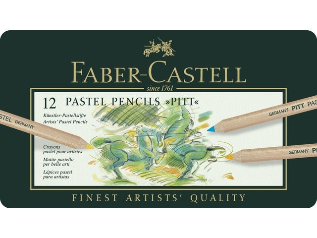 Set 12  Pastelpotloden Pitt Faber Castell