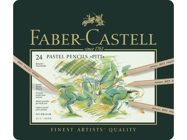 Set 24 Pastelpotloden Pitt Faber Castell