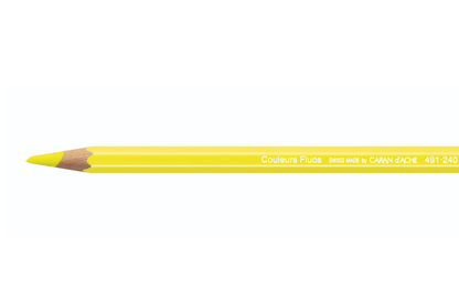 FLUO Geel Neon 491.240 Maxi Kleurpotlood Caran d'ache