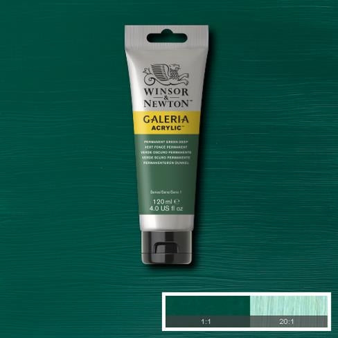  120ml  482 S1  Permanent Green Deep Galeria Acryl