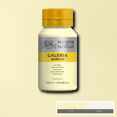 500ml  434 S1  Pale Lemon Galeria Acryl