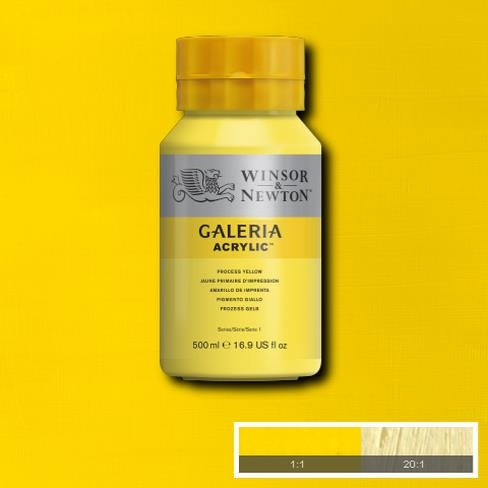 500ml  537 S1  Process Yellow Galeria Acryl