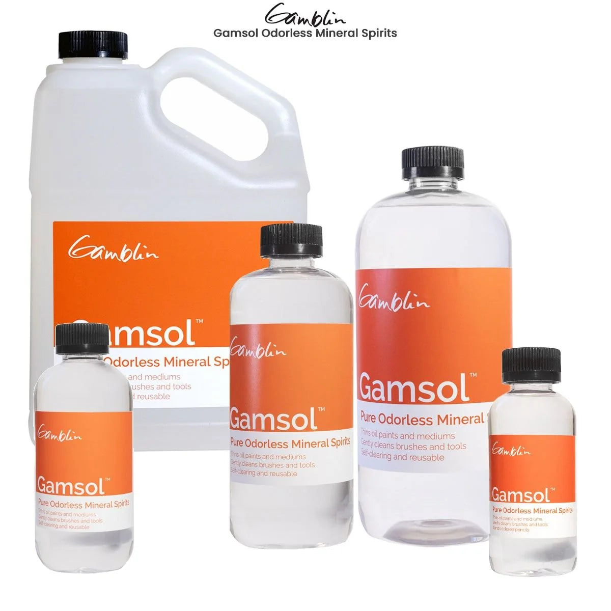 Gamsol 3,76l natuurlijke Terpentine vervanger Gamblin 128 Oz
