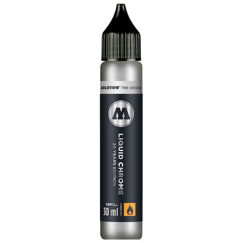 Liquid Chrome Refill Inkt 30ml Molotow