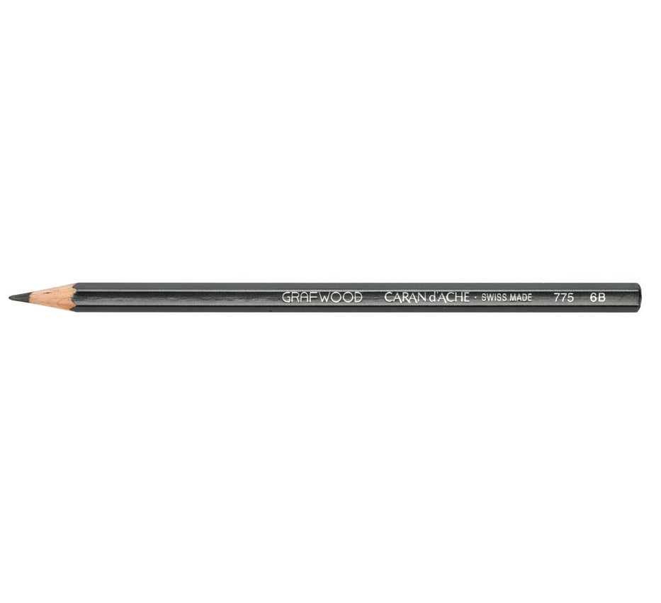 Caran D'Ache 6B GRAFWOOD grafiet potlood