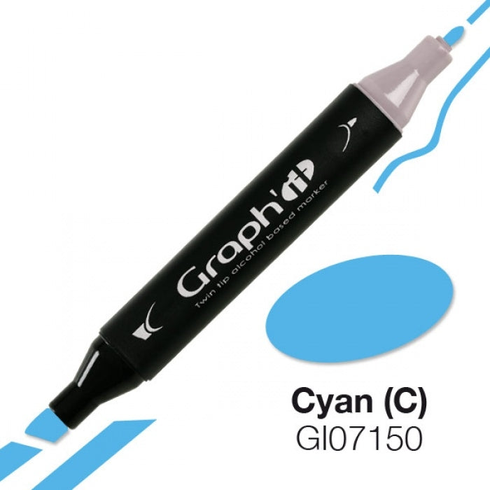 Graph'it marker 7150 Cyan