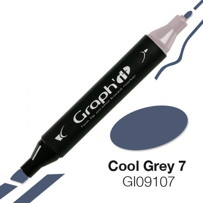 Graph'it marker 9107 Cool Grey 7