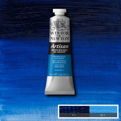 37ML Phtalo Blauw roodneigend, no 514 S1, W&N Artisan Watervermengbare Olieverf (Levertijd mogelijk 3-5 dagen)
