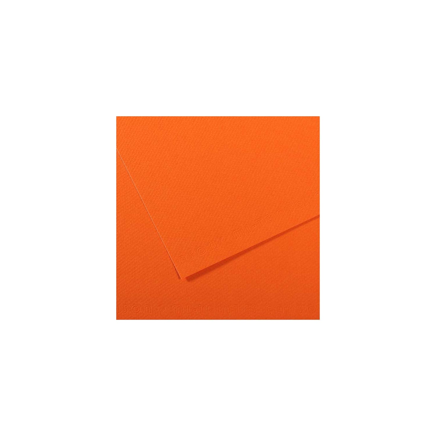10 vel 160 grs Mi-Teintes gekleurd papier, no 453 rood oranje 50x65cm