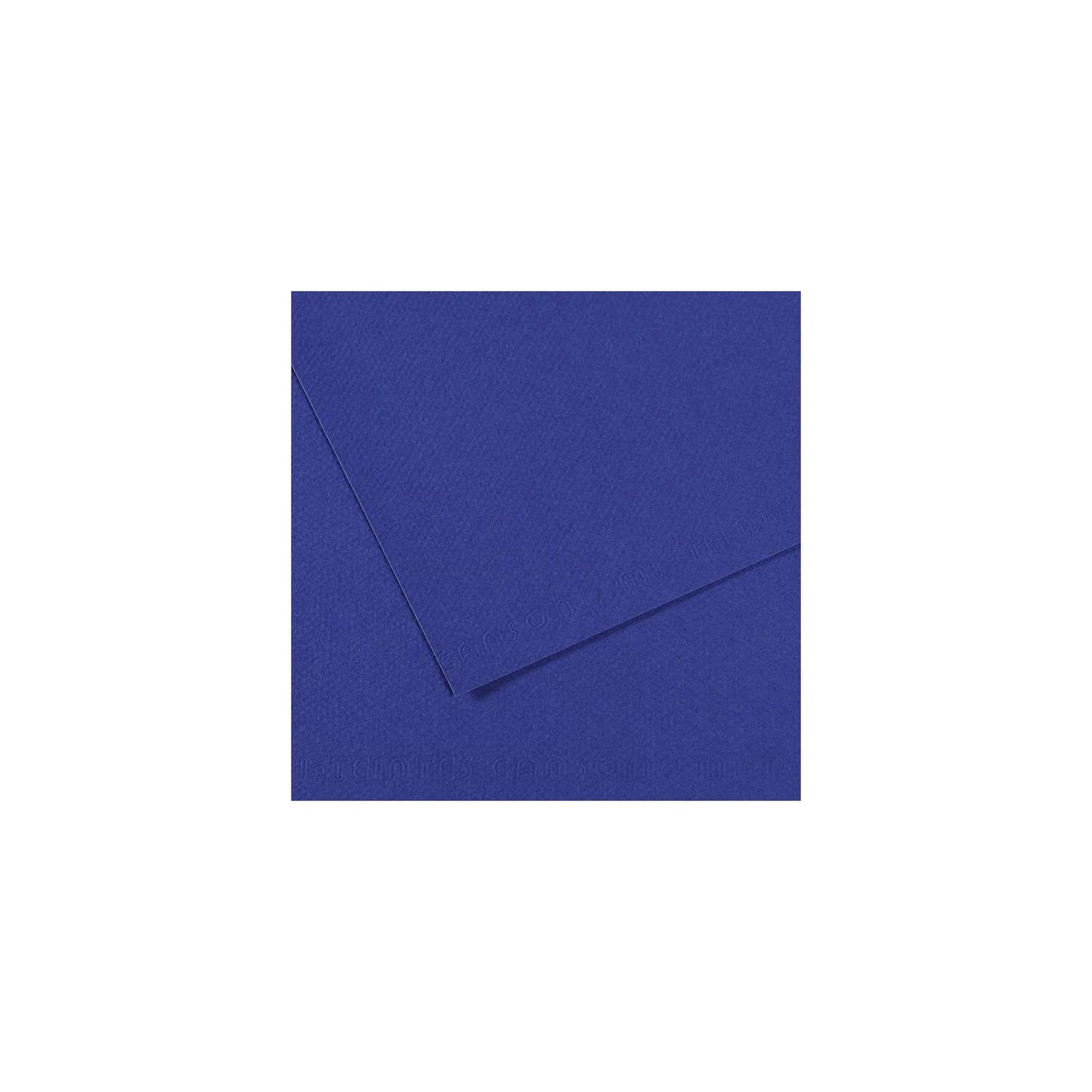 10 vel 160 grs Mi-Teintes gekleurd papier, no 590 ultramarijn blauw 50x65cm