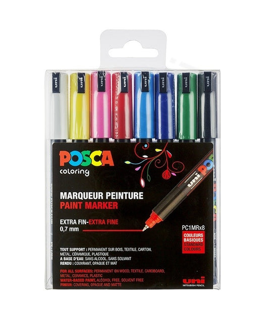 Posca PC1MR/8  set fineliner verfstiften