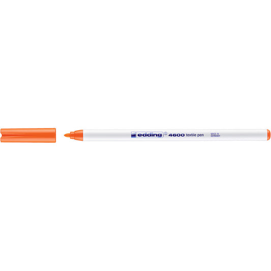 Edding 4600 Textielstift NEON oranje 1mm punt