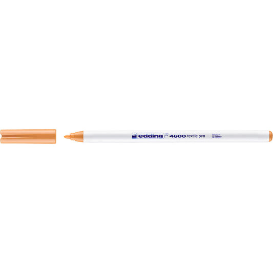 Edding 4600 Textielstift Licht oranje 1mm punt