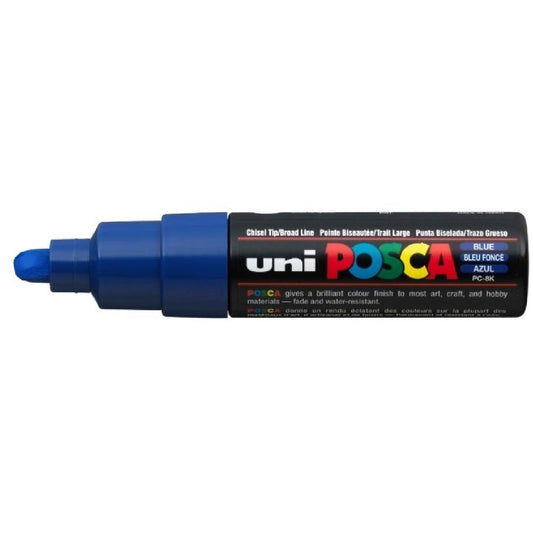 Posca verf stift PC7M donker blauw - Ronde punt