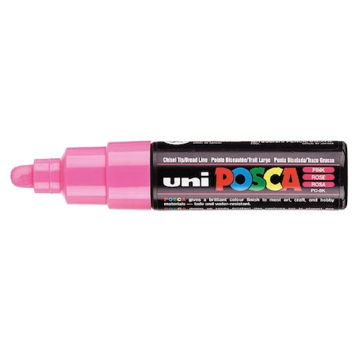 Posca verf stift PC7M Roze - Ronde punt