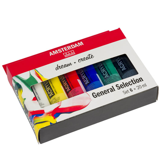 Amsterdam Acrylverf Set General Selection 6x20 ml