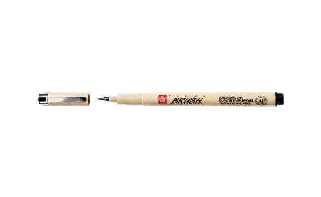 Pigma Brush Black Sakura Fineliner