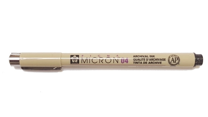 Pigma Micron  04 (0.40mm) BLACK Sakura Fineliner