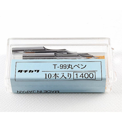 Tachikawa No. 99 Tank Master - Maru Mapping Nib Penpunt - Hard Model - Set van 10