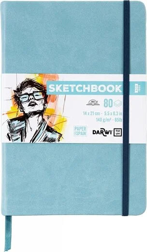 Set fineliners Staedtler 6 stuks met Darwi Schetsboek A5