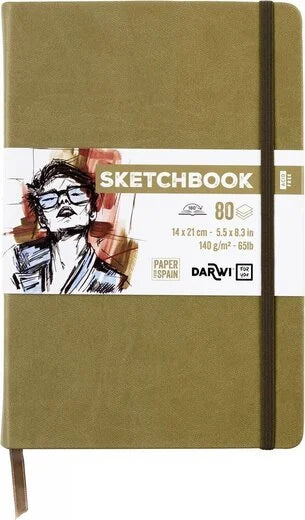 Set fineliners Staedtler 6 stuks met Darwi Schetsboek A5