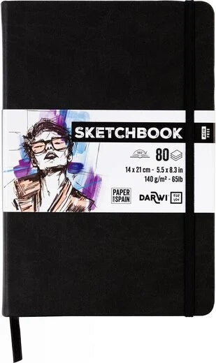 Set fineliners Staedtler 6 stuks met Darwi Schetsboek A5