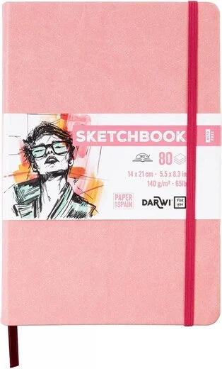 Set fineliners Staedtler 6 stuks met Darwi Schetsboek A5