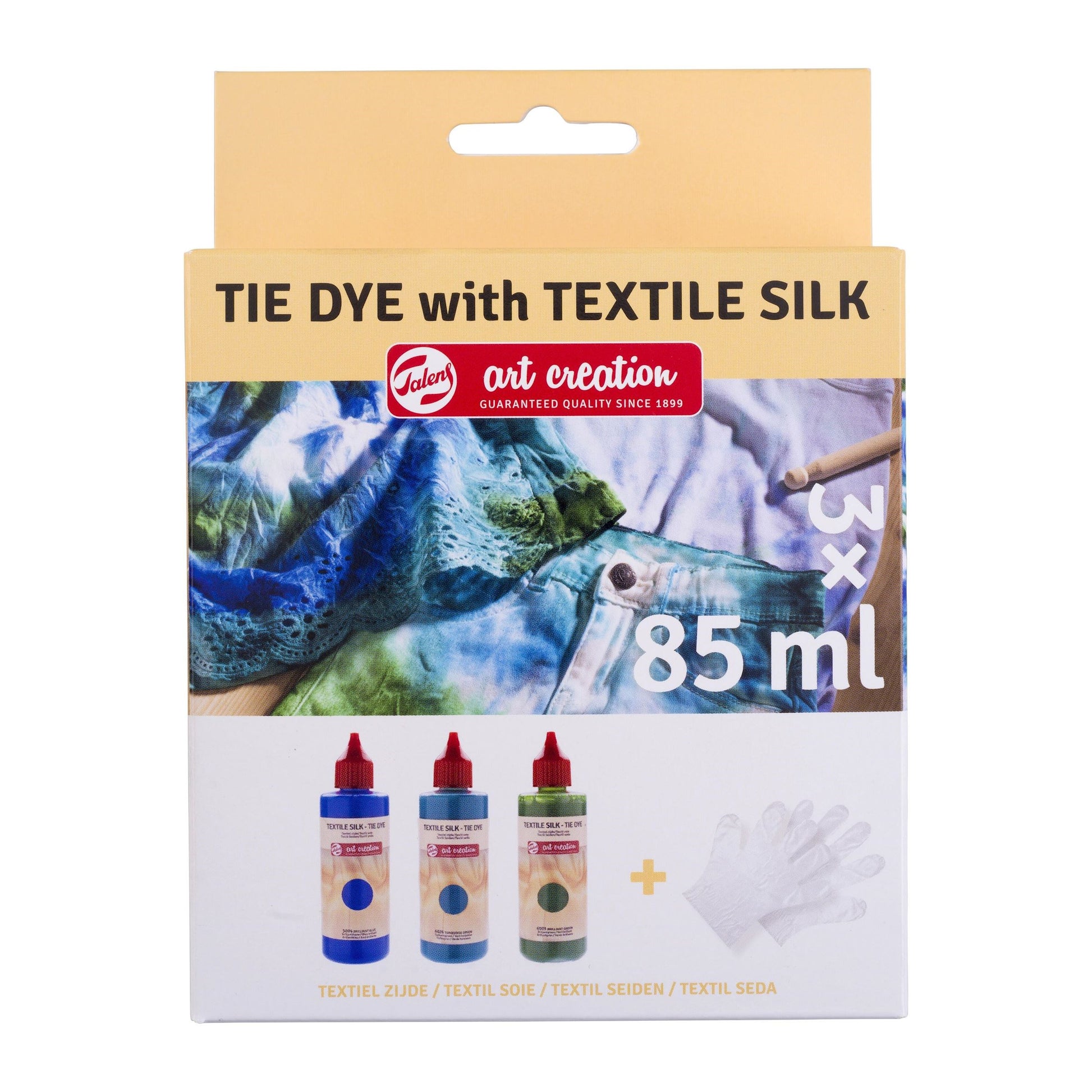 Tie Dye Set 3x 85 ml Blauw Groen