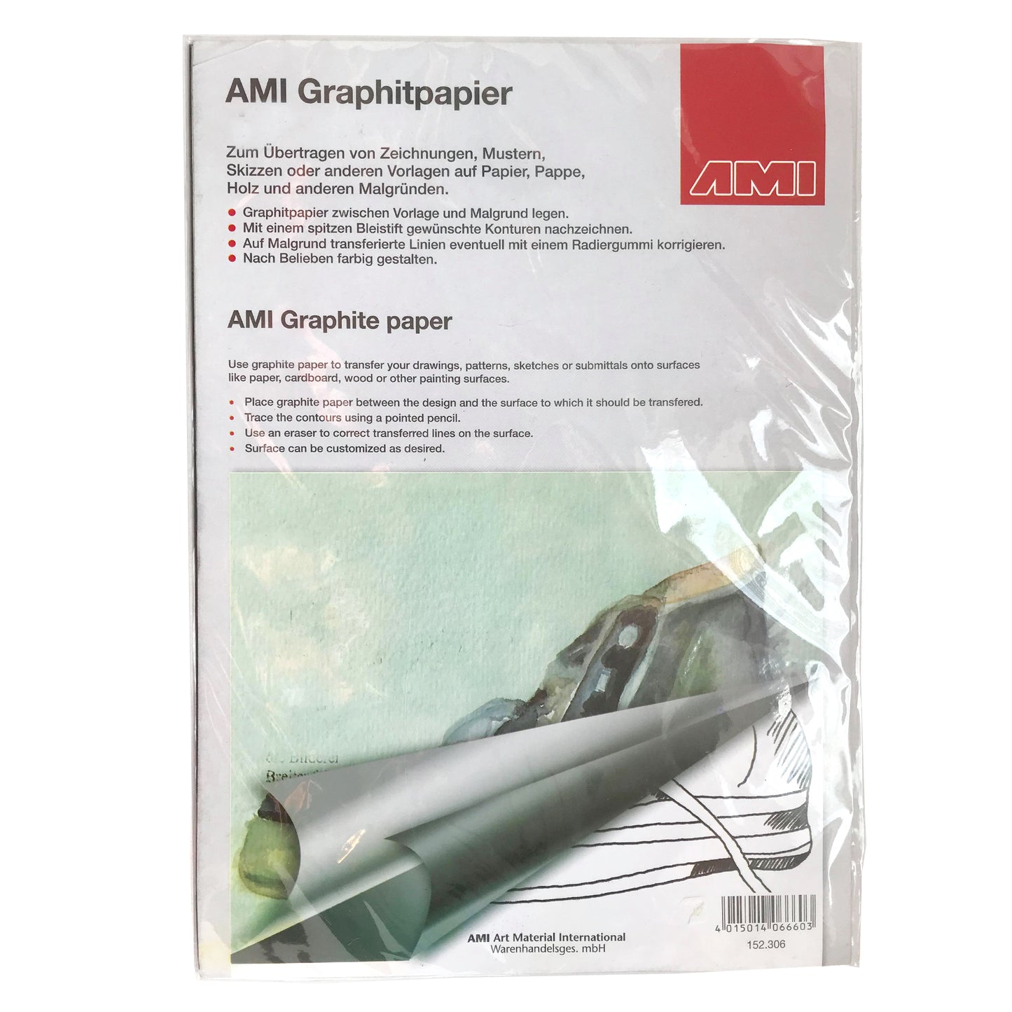 Grafiet Transferpapier A3 10 vel Ami