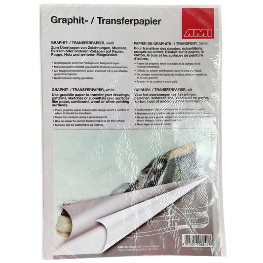 Grafiet Transferpapier WIT A4 5 vellen