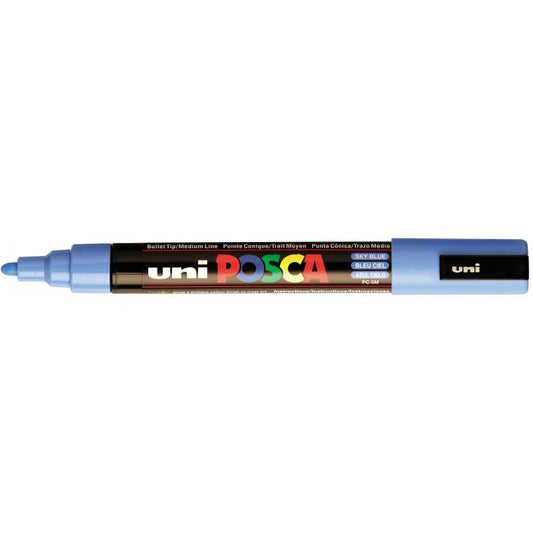 Posca verf stift PC5M Hemel Blauw