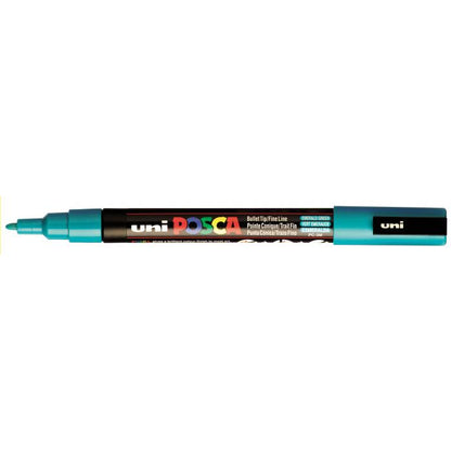 Posca verf stift PC3M Smaragd Groen