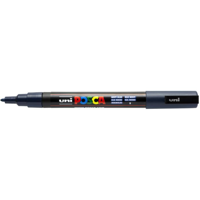 Posca verf stift PC3M Marine Blauw